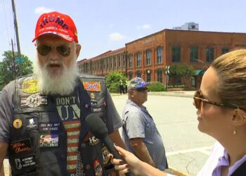 Trump supporters outside a convention were asked what they thought of indictment. Hear their responses.