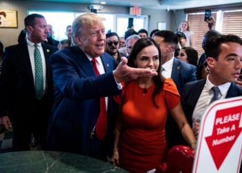 Trump showed up at a Miami restaurant and promised food for everyone but left without paying for anything