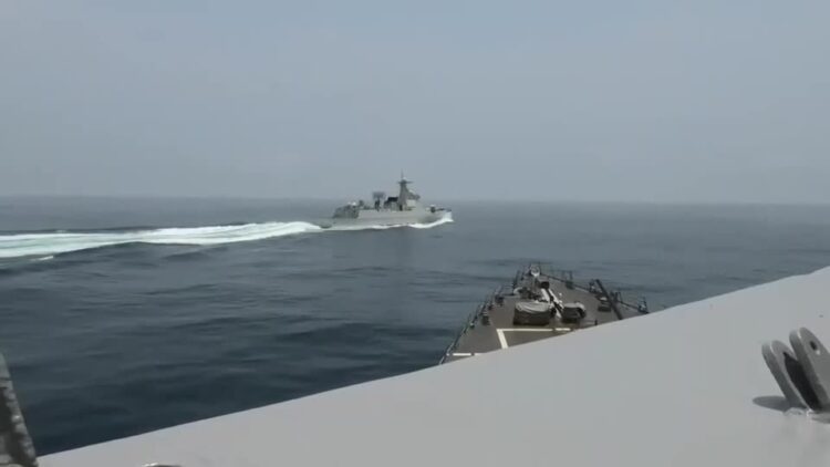 US releases video of Chinese ship’s ‘unsafe maneuver’