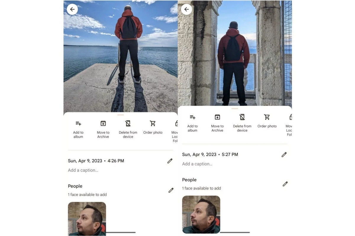 Google Photos can now recognize your face (sometimes) even when it's not actually visible