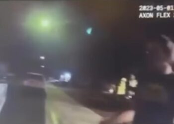 ‘Crashed Las Vegas UFO’ witness ‘terrified’ by 8-foot creatures in his backyard: ‘100% not human’