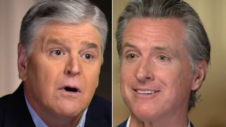 Gavin Newsom Gives Sean Hannity Blunt Fact-Checks In Fiery Fox News Clash