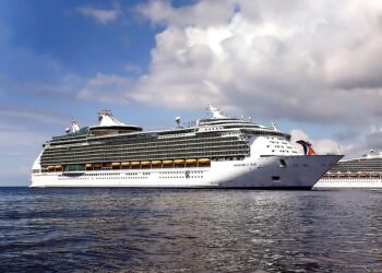 A passenger fell overboard off the 10th deck of a Royal Caribbean cruise ship, but was miraculously saved after an hour-long rescue
