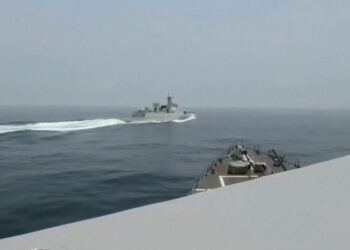 US Navy shows Chinese warship’s ‘unsafe interaction’ near Taiwan
