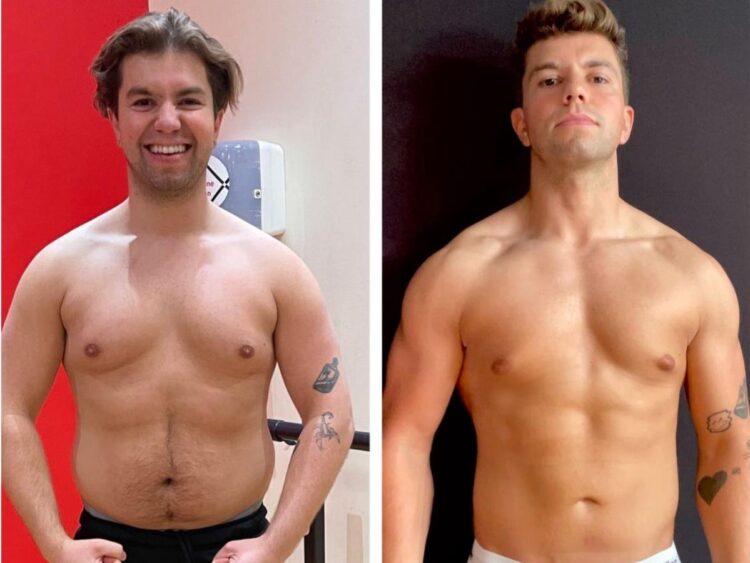 A radio presenter who lost weight and built muscle six months before turning 30 says he’s made habits for life