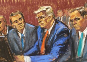 Hear how Trump acted inside the ‘packed courtroom’ during arraignment
