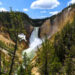 Yellowstone tourist dodges safety barriers to lead child to brink of raging waterfall