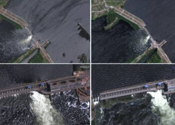 Western journalists speculate that it might not have been explosion that destroyed dam at hydroelectric power plant