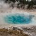 A visitor at Yellowstone National Park scrambled away in shock after she ignored warnings and put her hand into a steaming hot spring