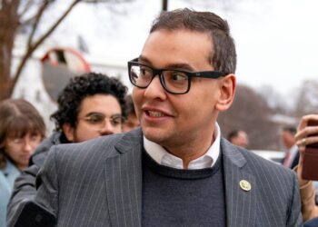 George Santos says the people backing up his bond are family members who will bail on him if their names are publicly released