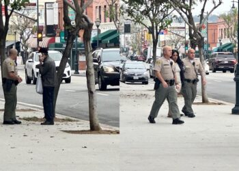 Asian elder punched in the face unprovoked in broad daylight in LA Chinatown