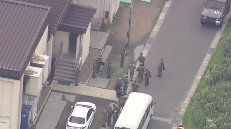 Japanese soldier arrested after fatal shooting