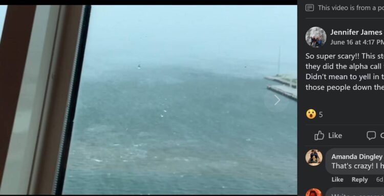 Watch a freak storm rip through cruise ship in Florida. ‘Like a scene from Twister’