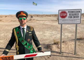 A San Diego man got sick of living in a regular country so he founded a nation of his own called Slowjamastan and crowned himself its sultan