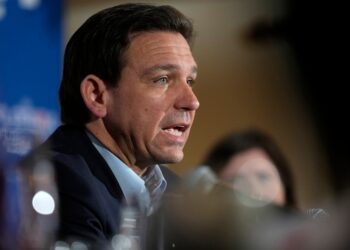 DeSantis snaps at reporter: ‘Are you blind?’