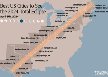 This Is Where You Can See the 2024 Total Solar Eclipse Across the U.S.