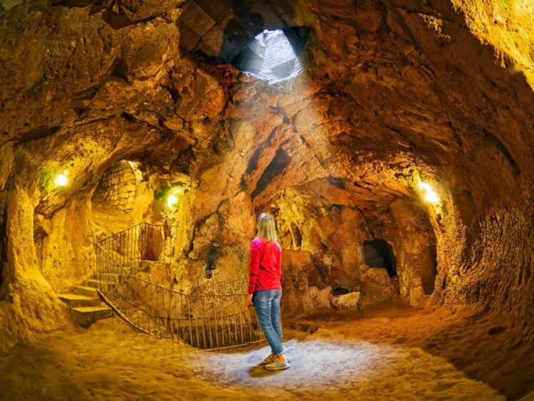 A man knocked down a wall in his basement. He found an abandoned underground city that was once home to 20,000 people.