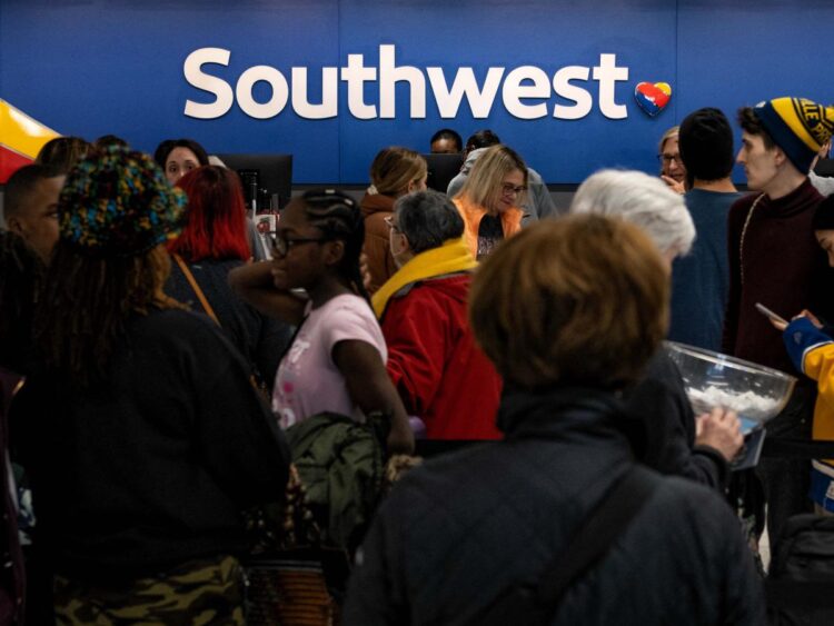 A man said he witnessed a ‘scam’ after airline passengers requested wheelchairs to presumably board a plane first. Southwest Airlines said it’s ‘unable to question’ customers’ disabilities.
