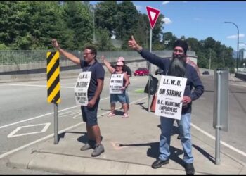 Thousands of port workers in Canada’s BC go on strike